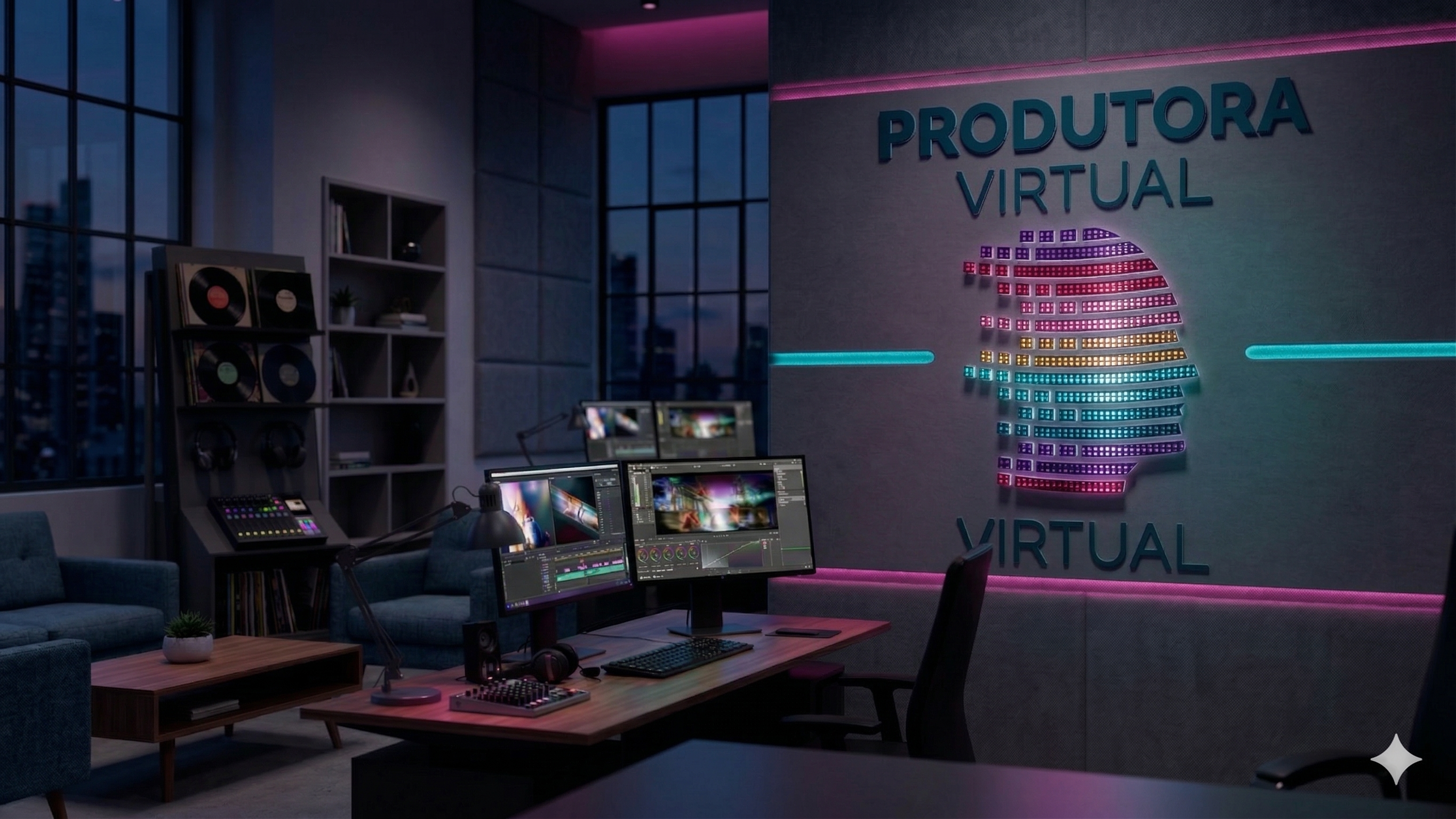 Estúdio da Produtora Virtual